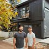 30 Visionary Husbands in front of black square house