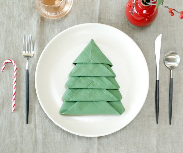 Christmas Tree Napkin