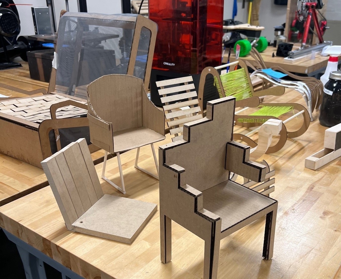 Dunwoody Student Chair Prototype Designs