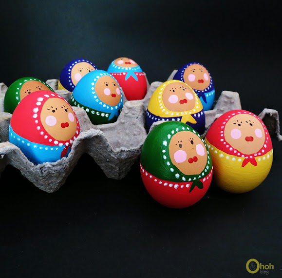 Babouchka Eggs from OhOh Blog