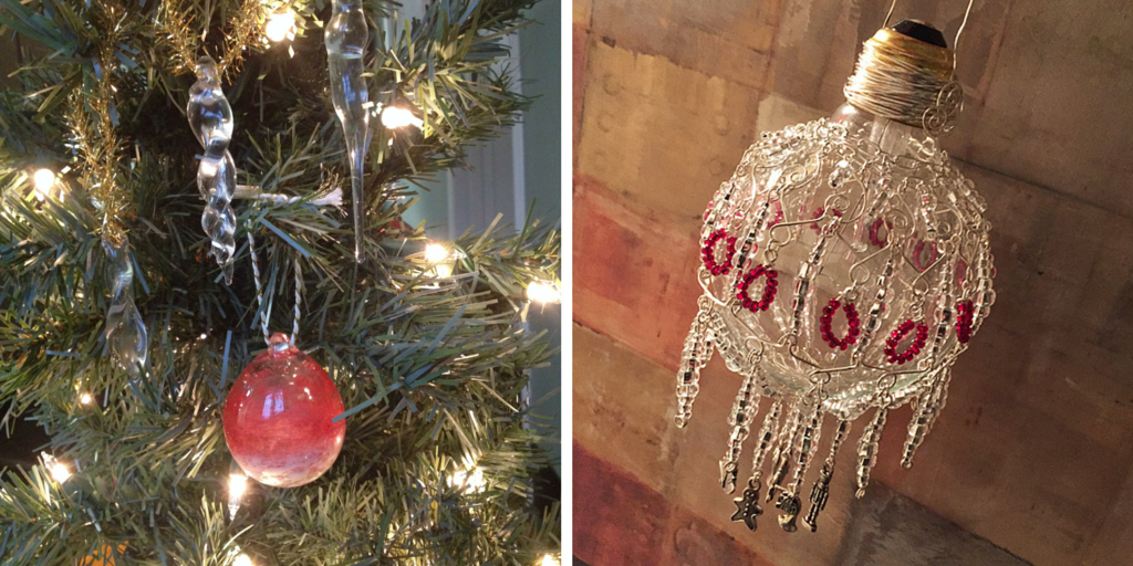 DIYOrnaments_Twitter1 Charmed Ornament and Glass Blown Ornament