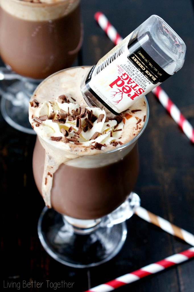 Cherry Bourbon Hot Chocolate