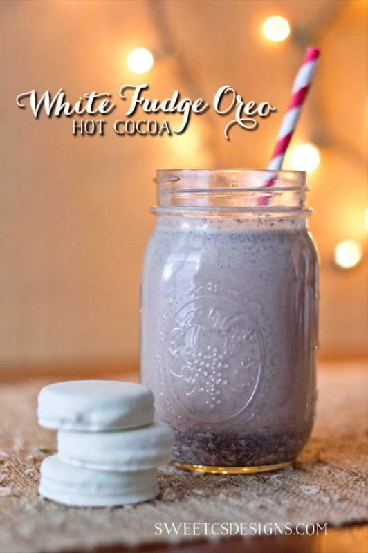 White Oreo Fudge Hot Chocolate