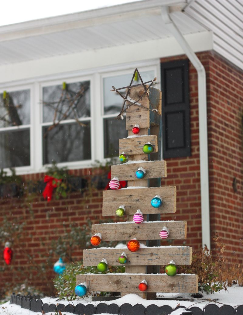 Christmas Tree made of Pallets