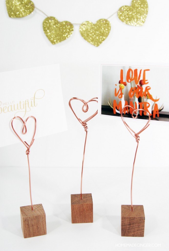 Photo Holders from Homemade Ginger