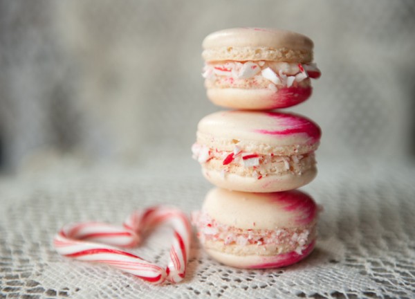 Peppermint Macarons