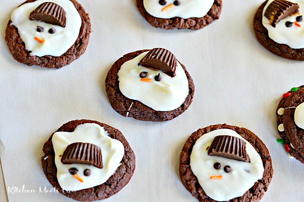 Melting Snowman Cookies