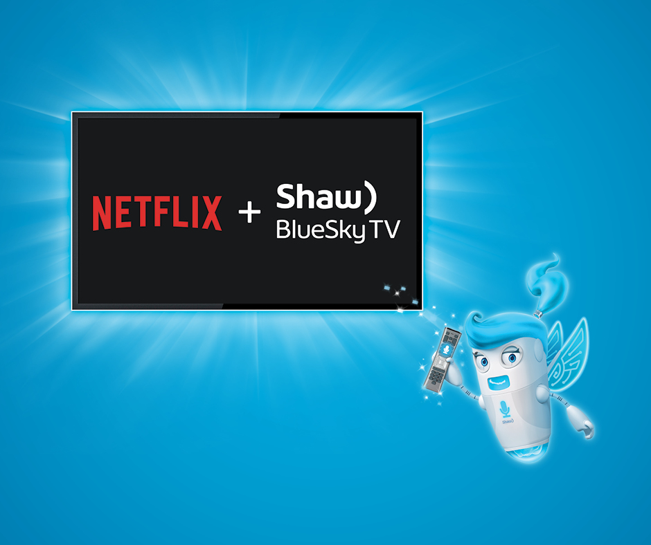 How do you sale get netflix on shaw