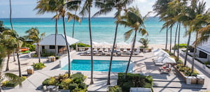 Bahamas island resort with ocean and pool