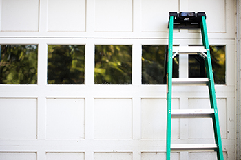 Ladder-garage-door